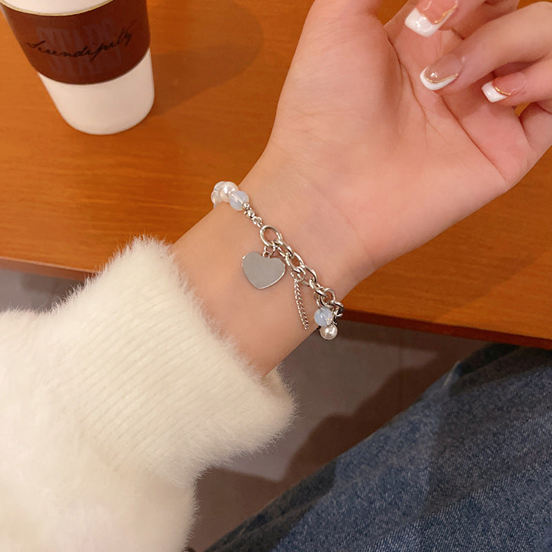 Wholesale Girls Retro Niche Temperament Pearl Bracelet